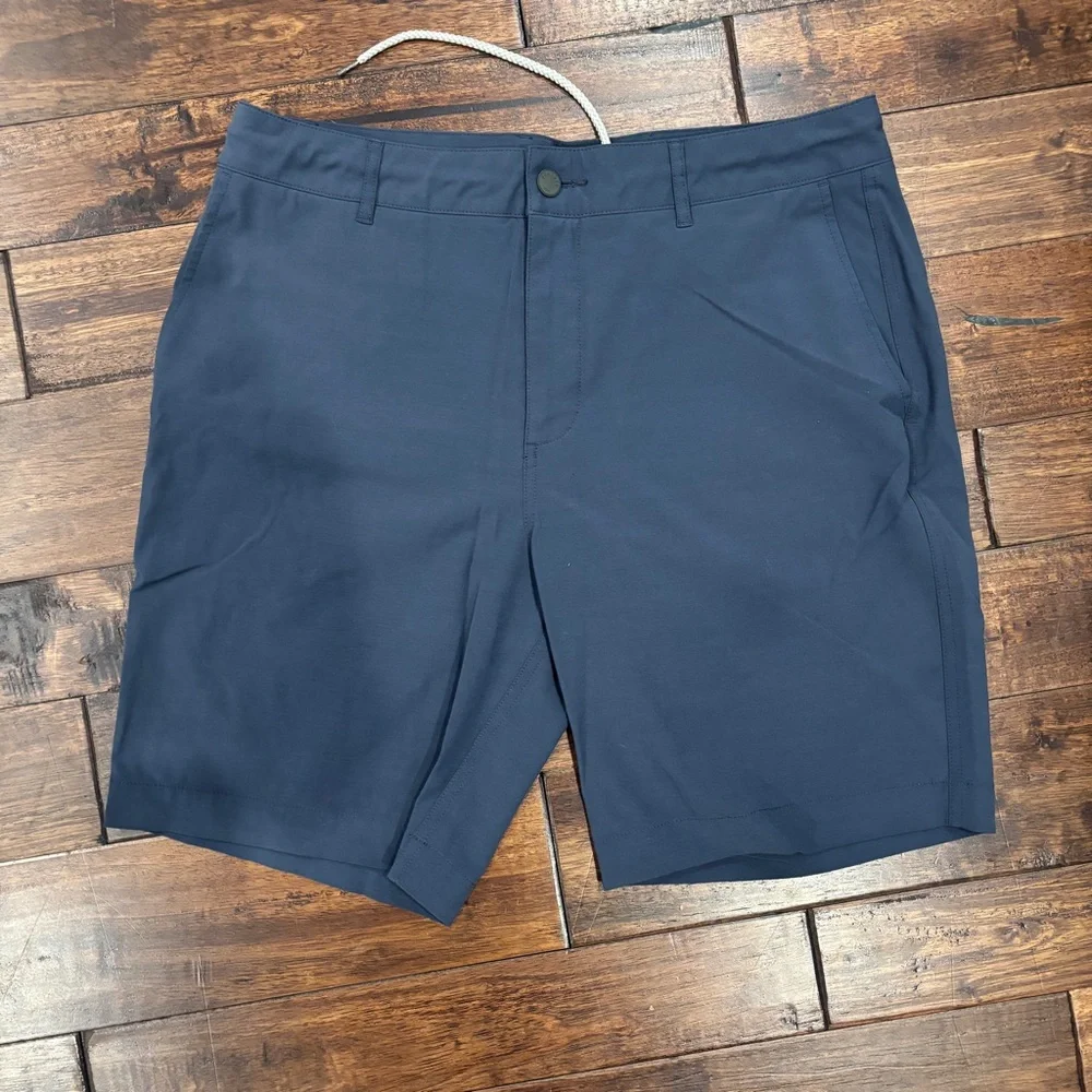 Faherty Men’s All Day Shorts | Dark Blue | 34 | 9” Inseam